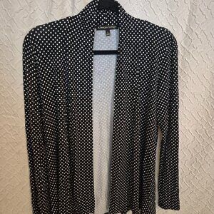 Black & White Polka Dot Cardigan